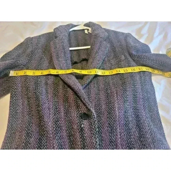 IISLI Wool Blazer WoolJacket Womens sz 6 Coquette Academia Boss Lady Office - Picture 7 of 12